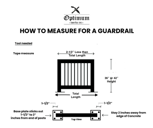 Metal Stair Railing with Unique Vertical Balusters