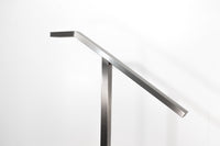 brushed stainless steel handrail