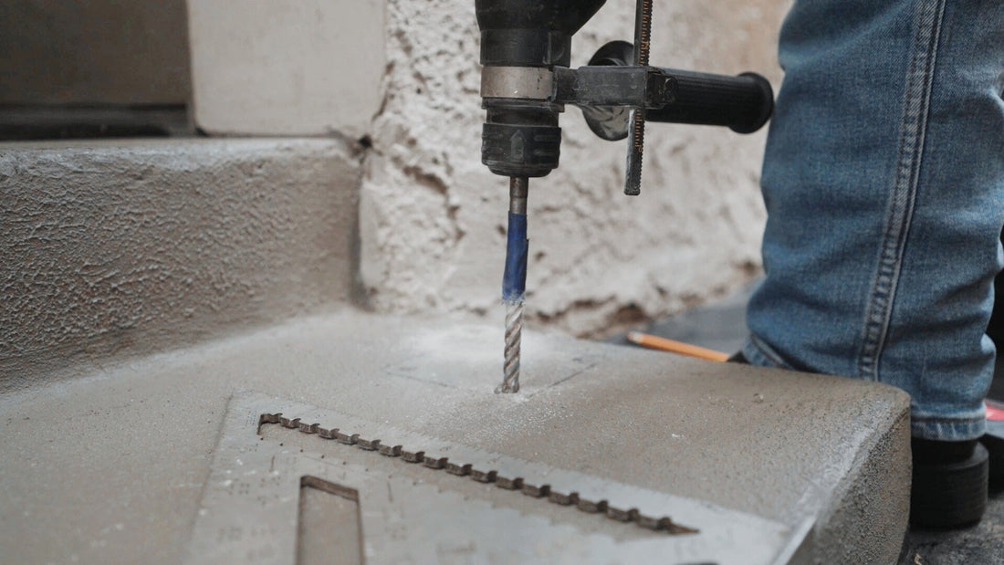 How to Install a Single-post Handrail on Concrete Steps