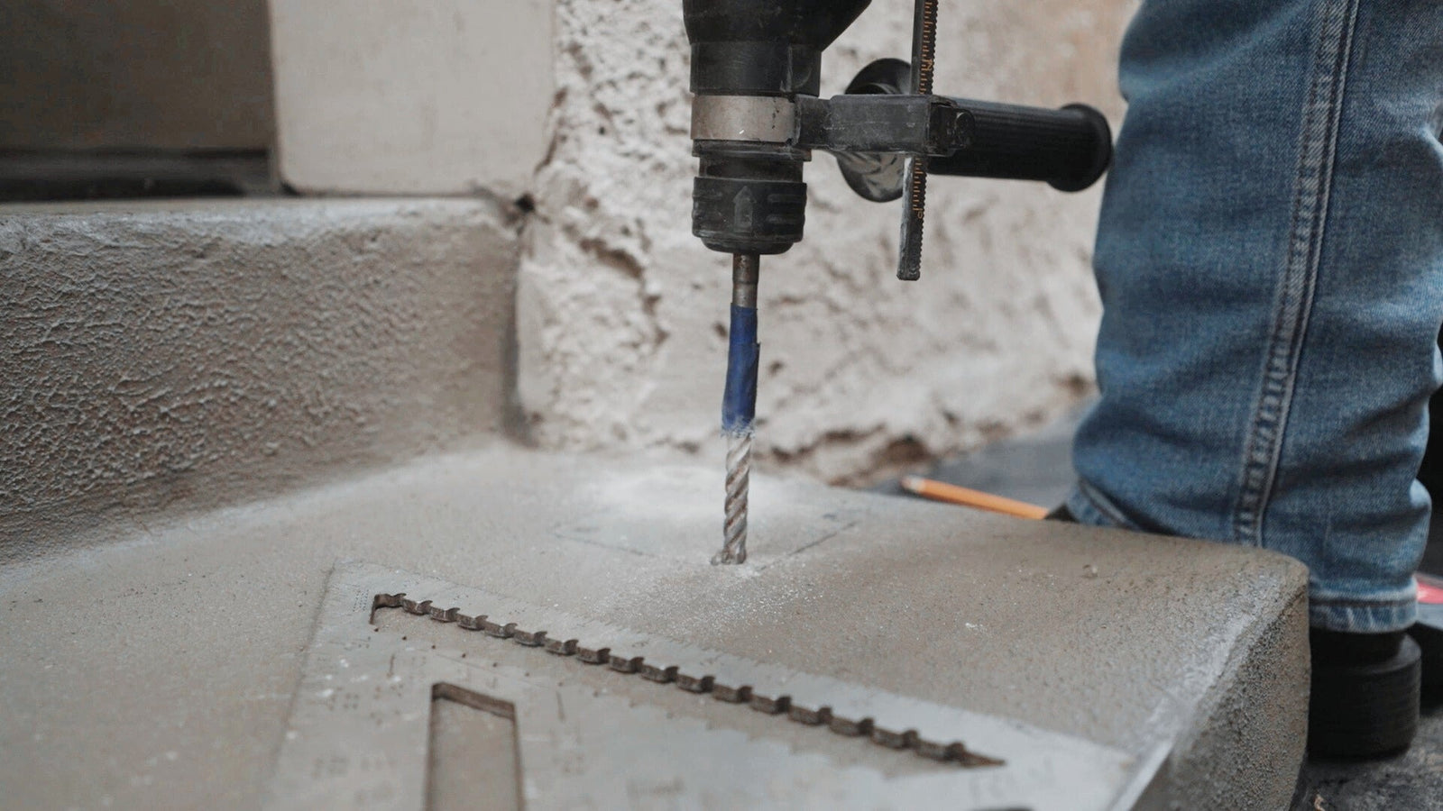 How to Install a Single-post Handrail on Concrete Steps