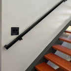 1.5"x1.5" Square Metal Handrail for Stairs