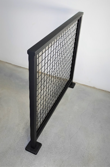 Mesh Stair Railing for Indoor or Outdoor Use