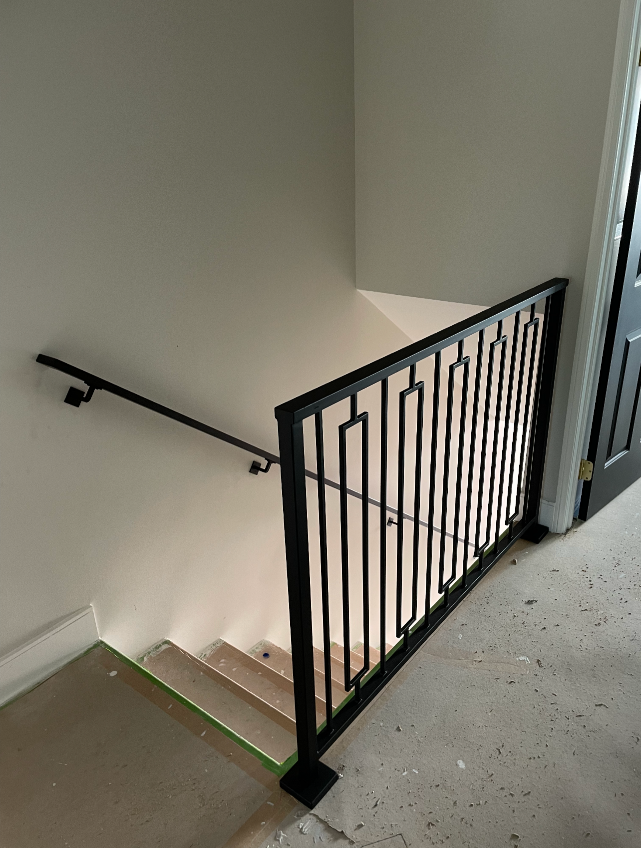 metal stair railing