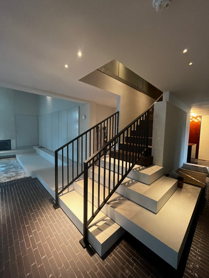 Angled Vertical Stair Railing / Sloped Stair Banister