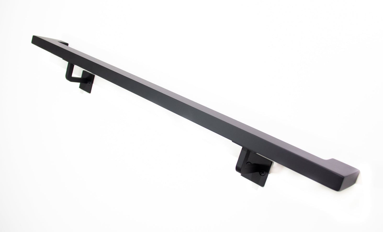 Rectangle Metal Handrail for Stairs in Black Color