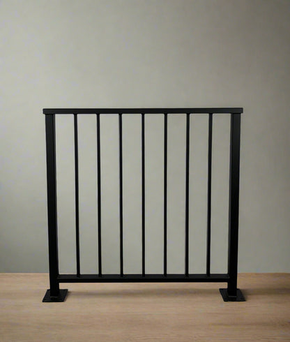 black bar railing