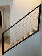 Cable Angled Stair Railing