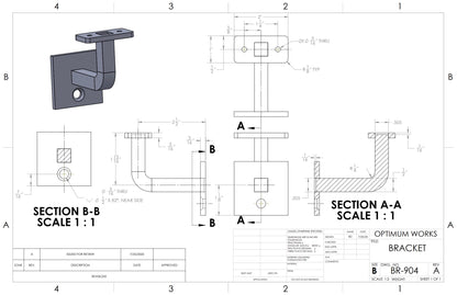 brackets drawing