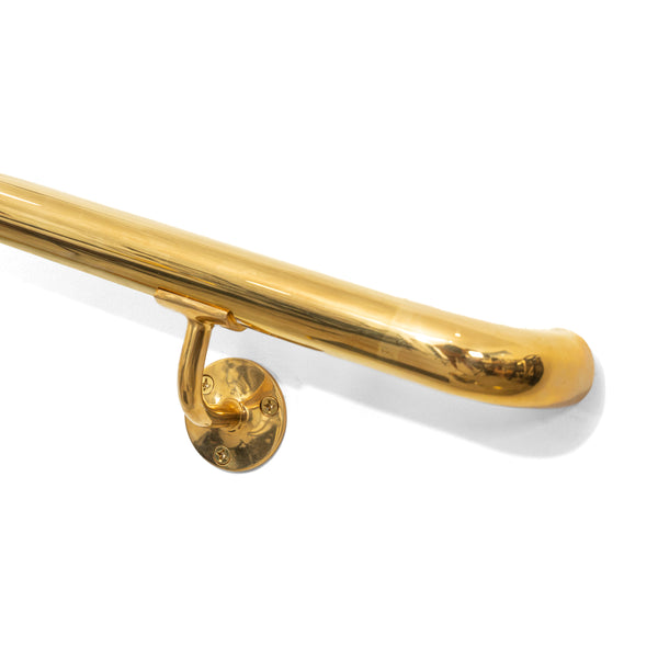 1.5" Round Brass Handrail