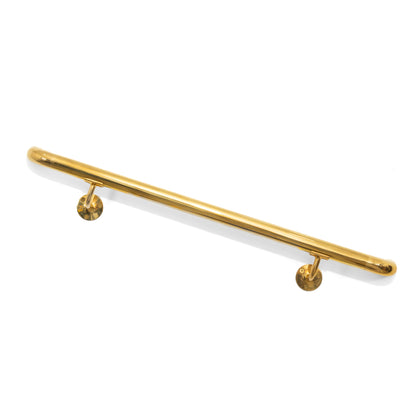 1.5" Round Brass Handrail