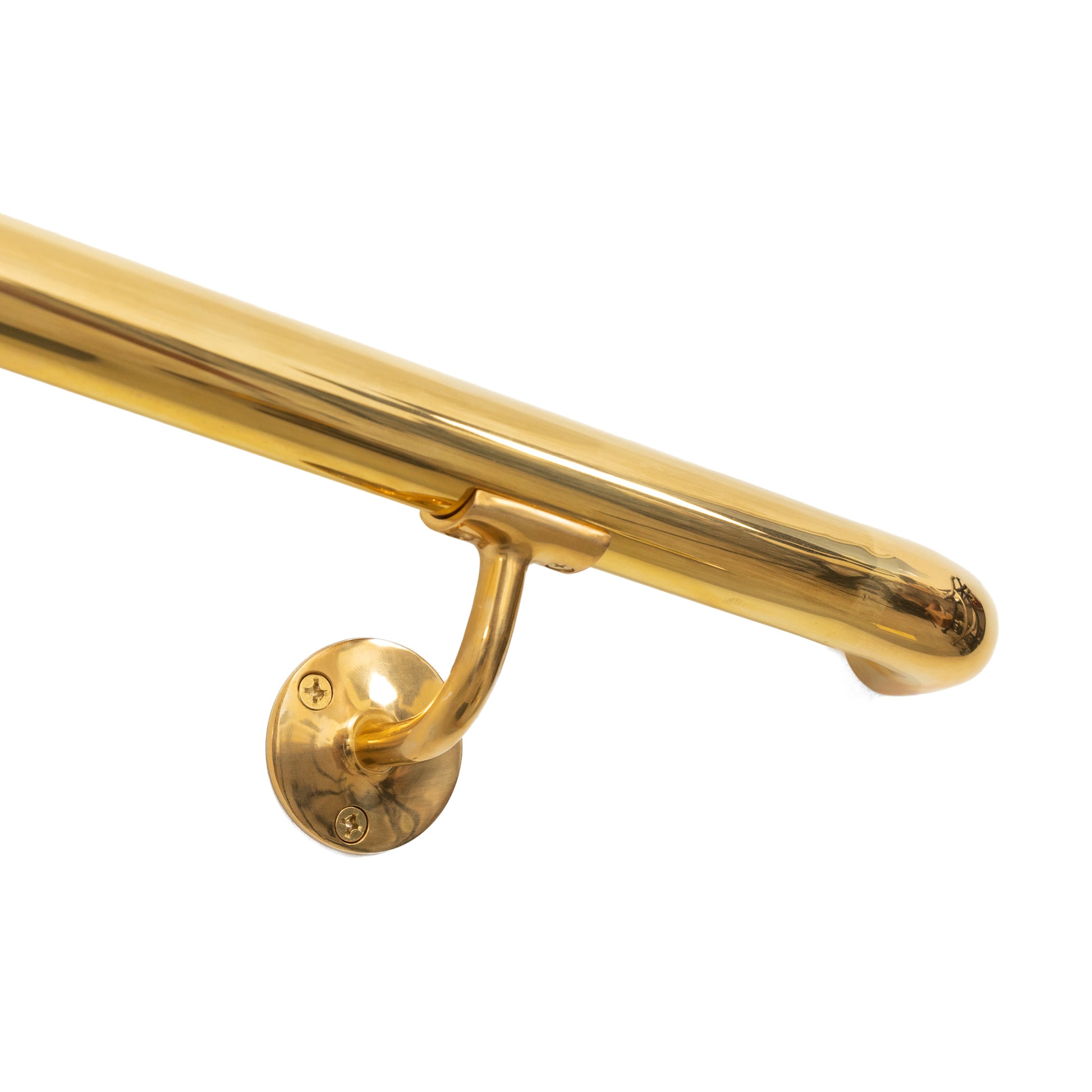 1.5" Round Brass Handrail