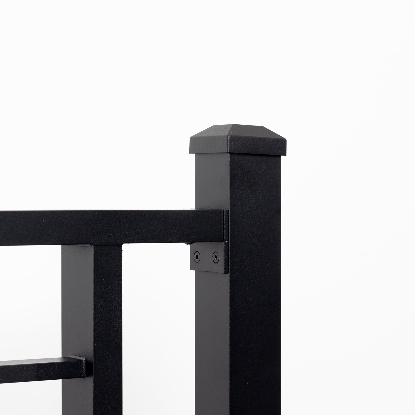 Prefabricated 8' Horizontal Aluminum Deck Railing (Preassembled)