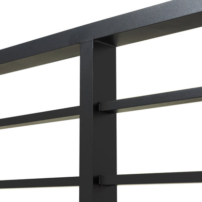 Prefabricated 8' Horizontal Aluminum Deck Railing (Preassembled)