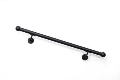 1.5" Round Metal Handrail (2" Round Ball Ends)