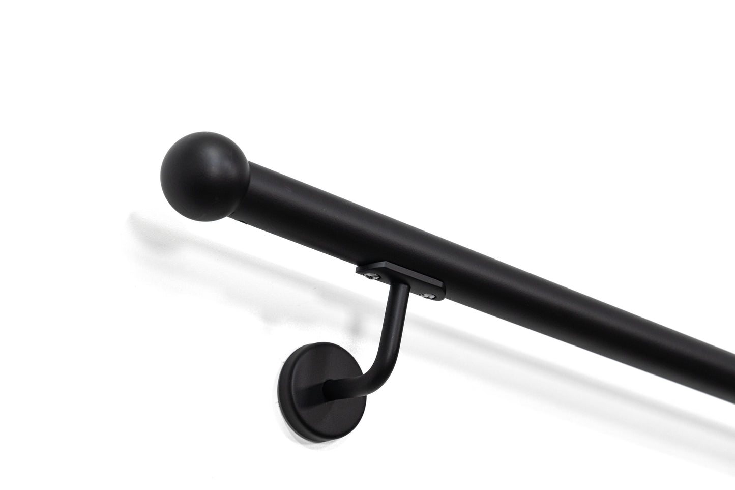 1.5" Round Metal Handrail (2" Round Ball Ends)