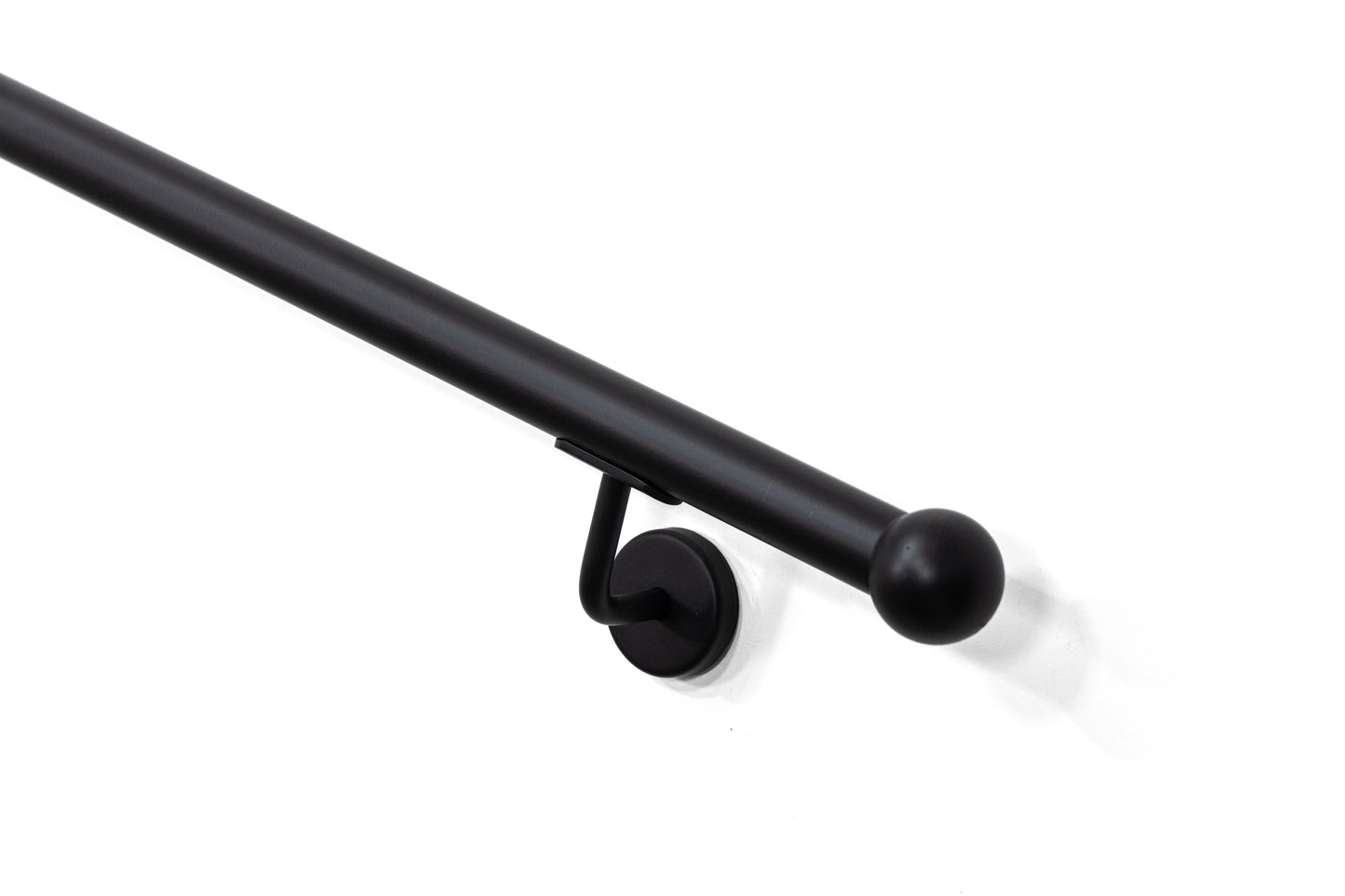 1.5" Round Metal Handrail (2" Round Ball Ends)