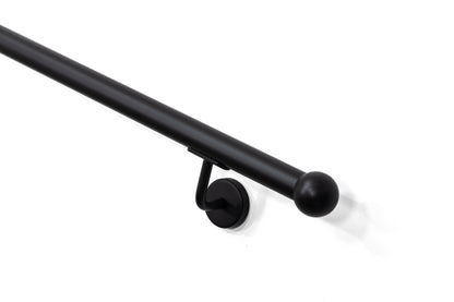 1.5" Round Metal Handrail (2" Round Ball Ends)