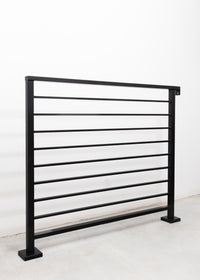 metal horizontal railing