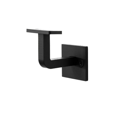 Black handrail bracket