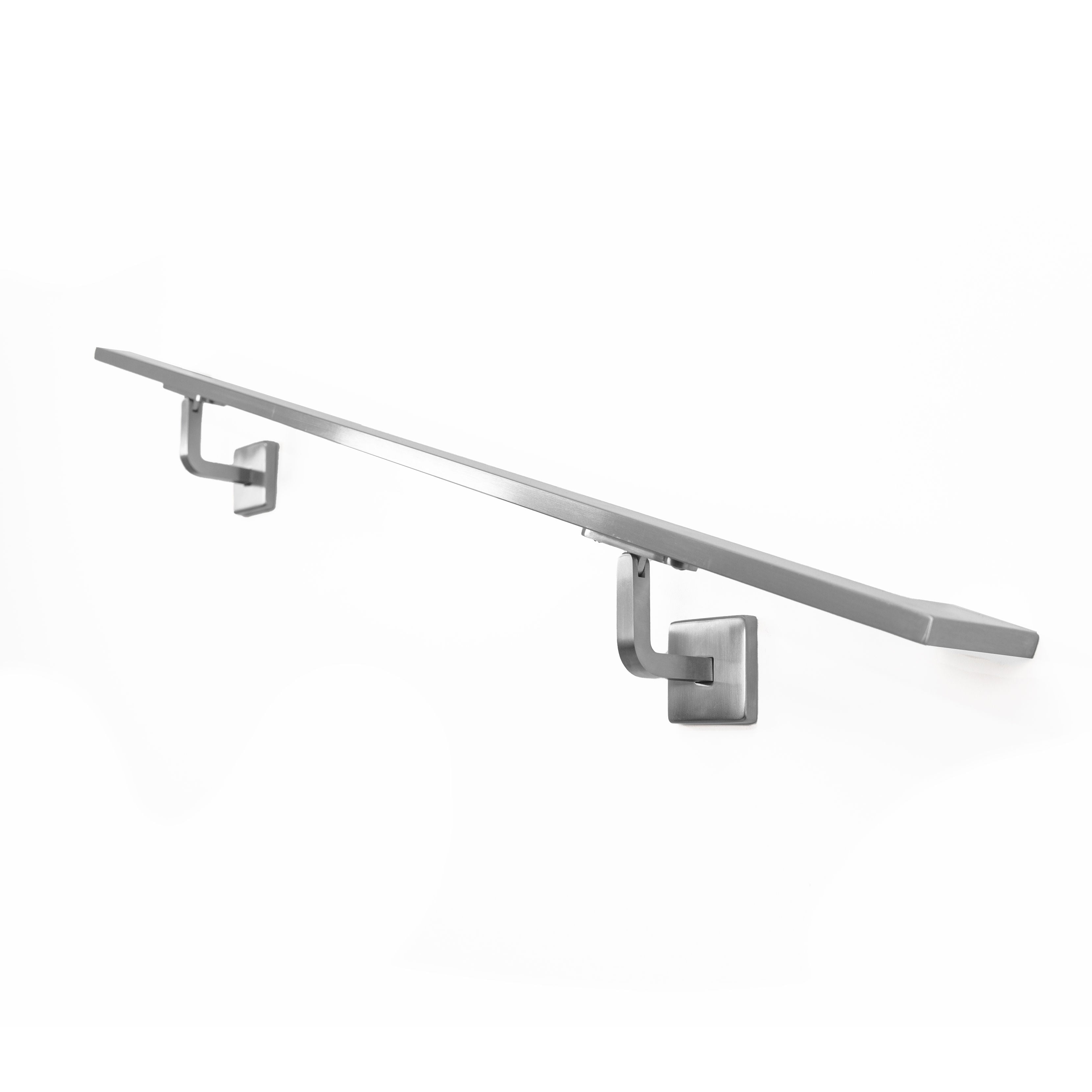 Modern Stainless Steel Handrail L Bracket Swivel Top – optimumhandrails