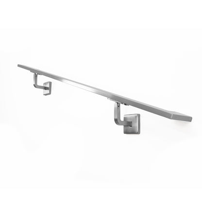 Modern Stainless Steel Handrail L Bracket Swivel Top