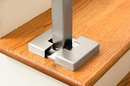 Opti 1.5"x1.5" Handrail Mounting Post (Stainless Steel 316)