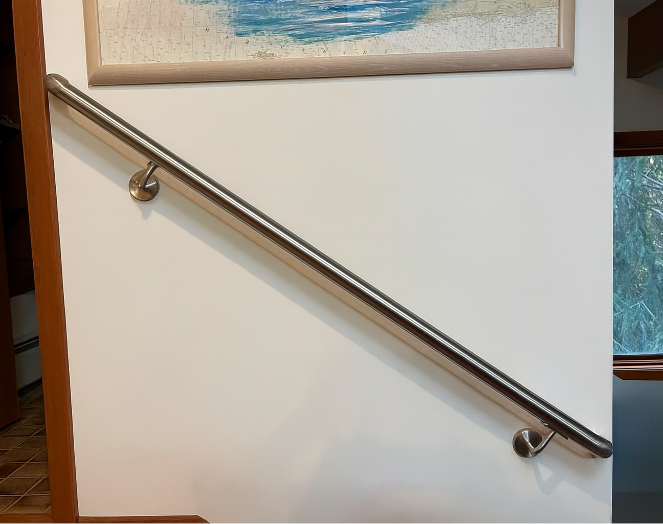 1.5" Round Stainless Steel Handrail