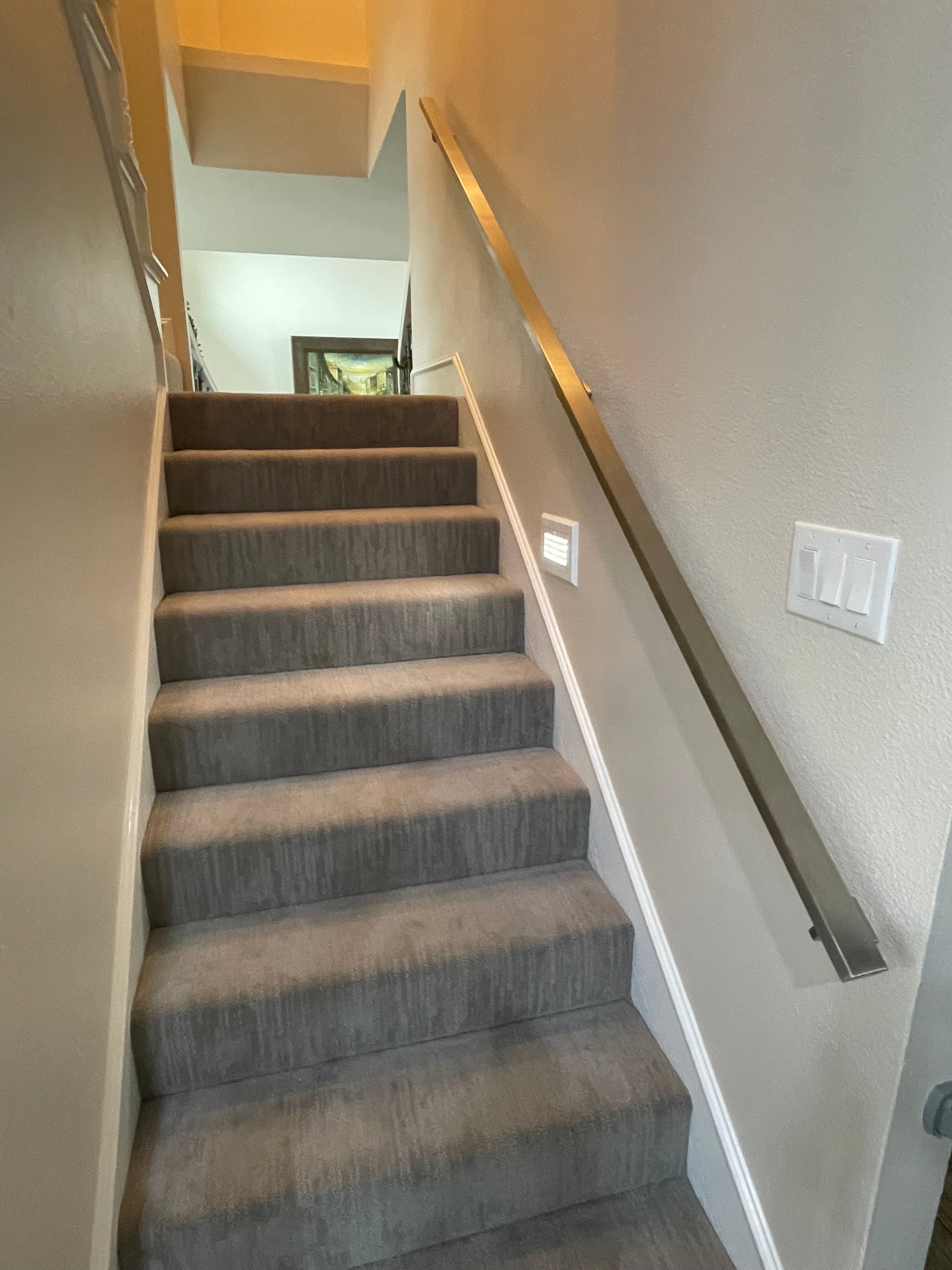 stainless steel modern handrail for stairs