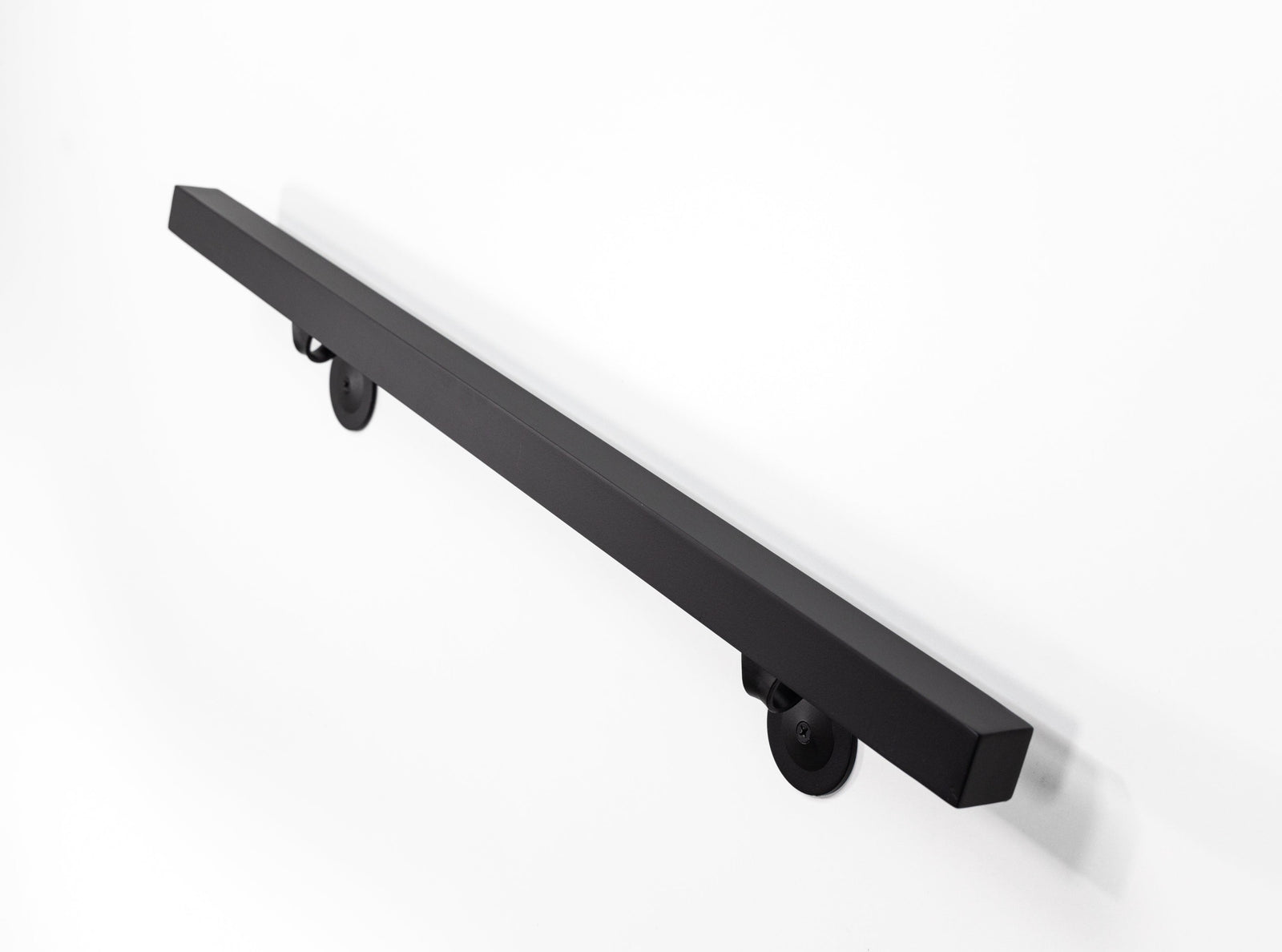 black metal handrail for stairs