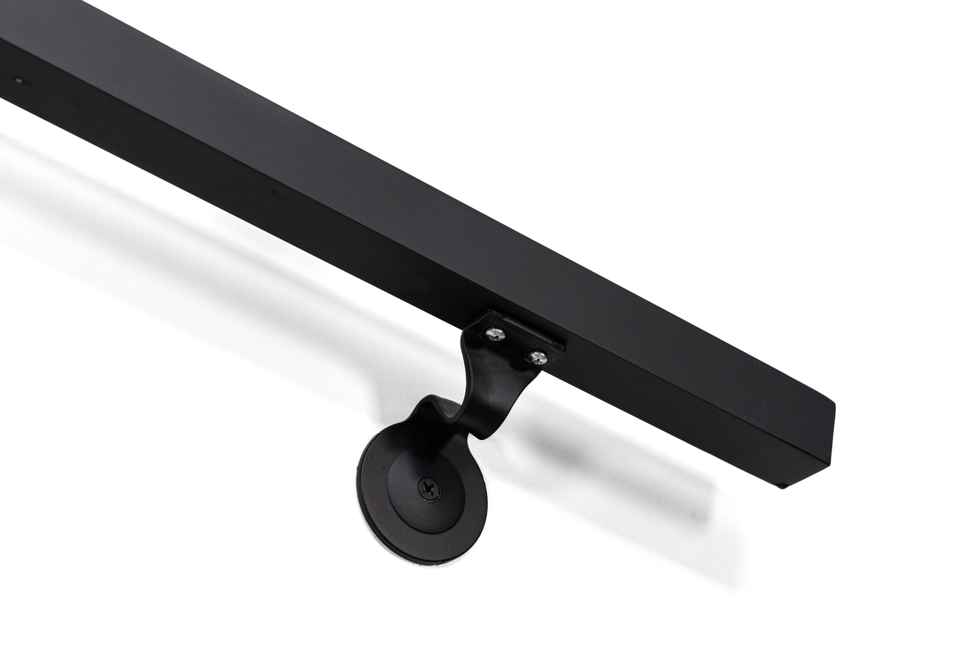 black handrail bracket