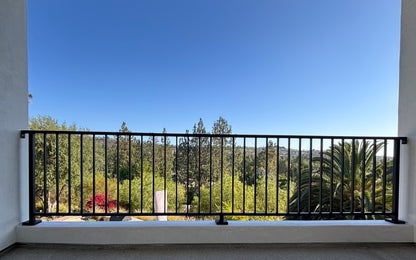 Modern Vertical Stair Railing (Guardrail), 2"x1" Top Rail