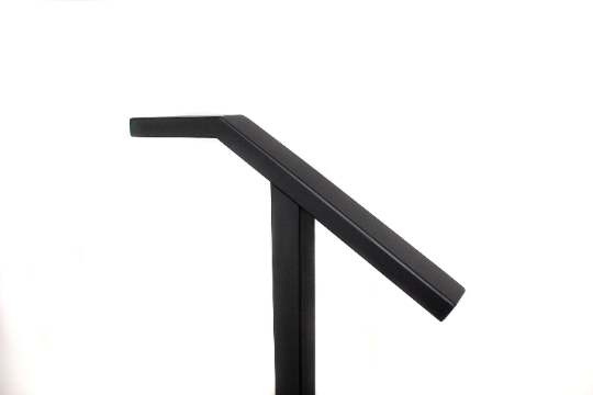 2"x1" Single-post Metal Handrail for 1 to 2 Steps