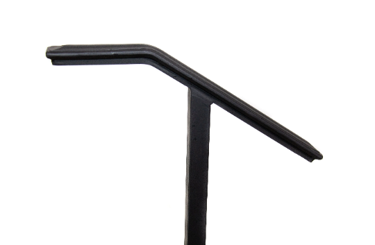 Classic Single Post Metal Handrail, Single Step Railing, Outdoor Stair Handrail