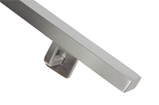 Stainless Steel Modern Rectangle Handrail Set | Optimum Work Inc ...