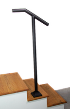 1.5" Round Single-post Handrail for 1 to 2 Steps