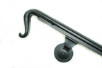 Lamb Tongue Wrought Iron Handrail, Iron Handrail For Stairs, Iron Railing Brackets & Hardware