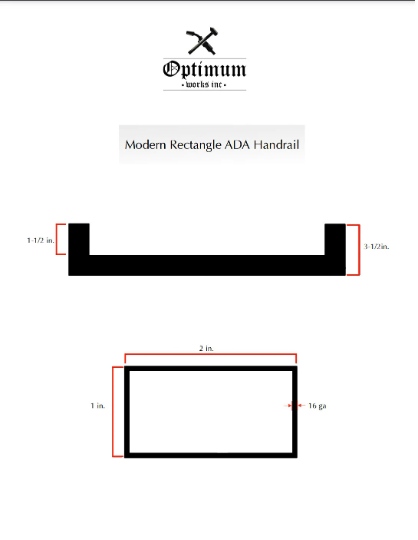 Modern Rectangle ADA Set