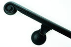 Volute steel handrail 