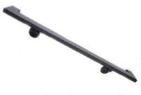 Black Handrails with 2 brackets