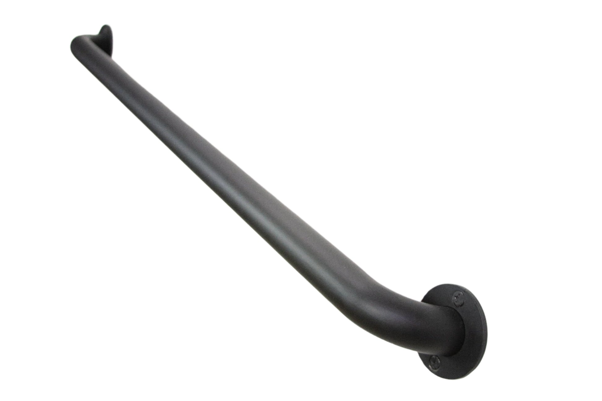 Round tube Handrail in Semi-Gloss Black Color