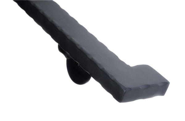 Rectangle Metal Handrail for Stairs in Black Color