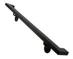 Modern Rectangle Stair Handrail in Black Color 