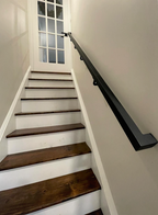 modern square handrail