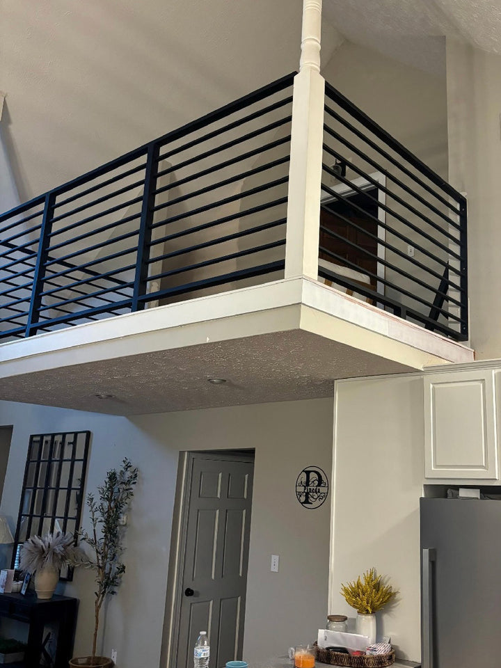 Custom balcony railing