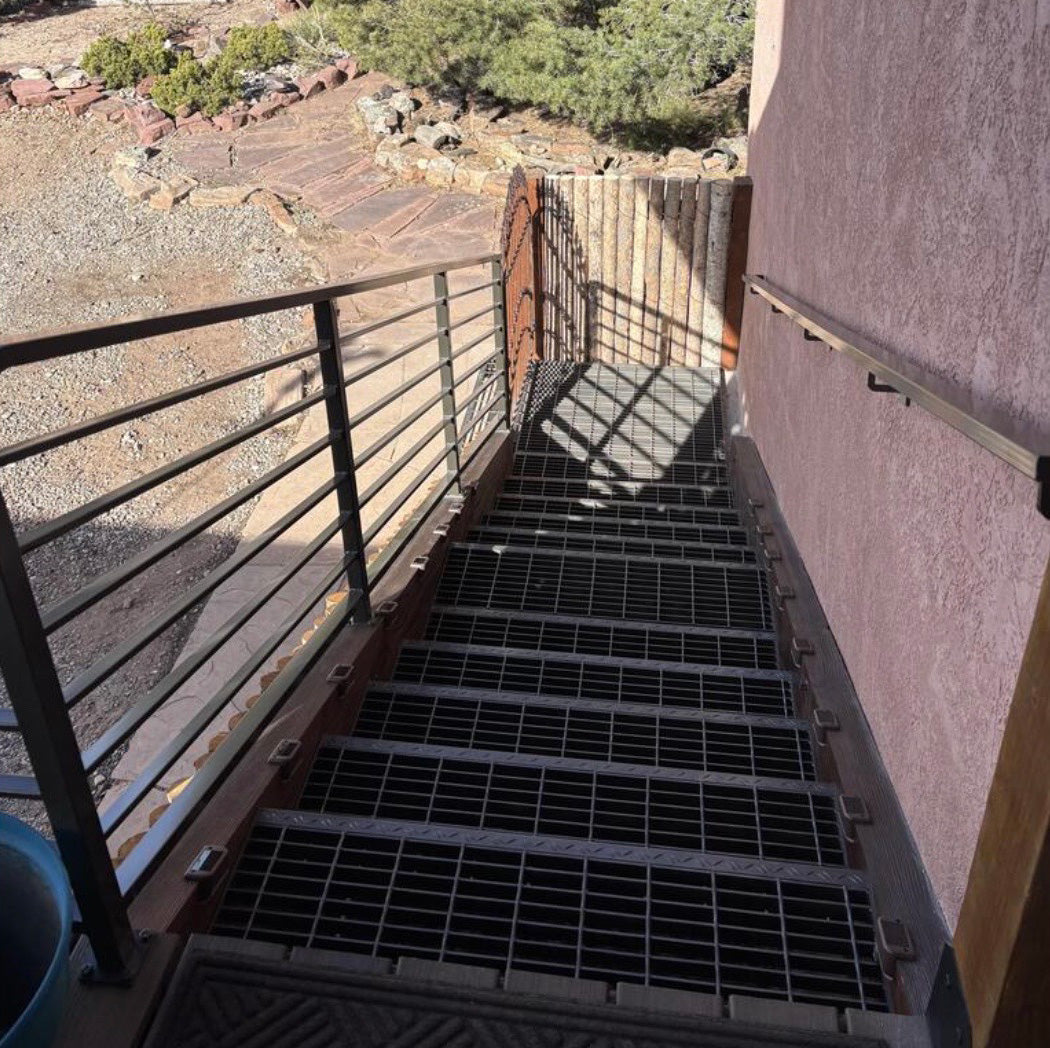 Finished custom railing project