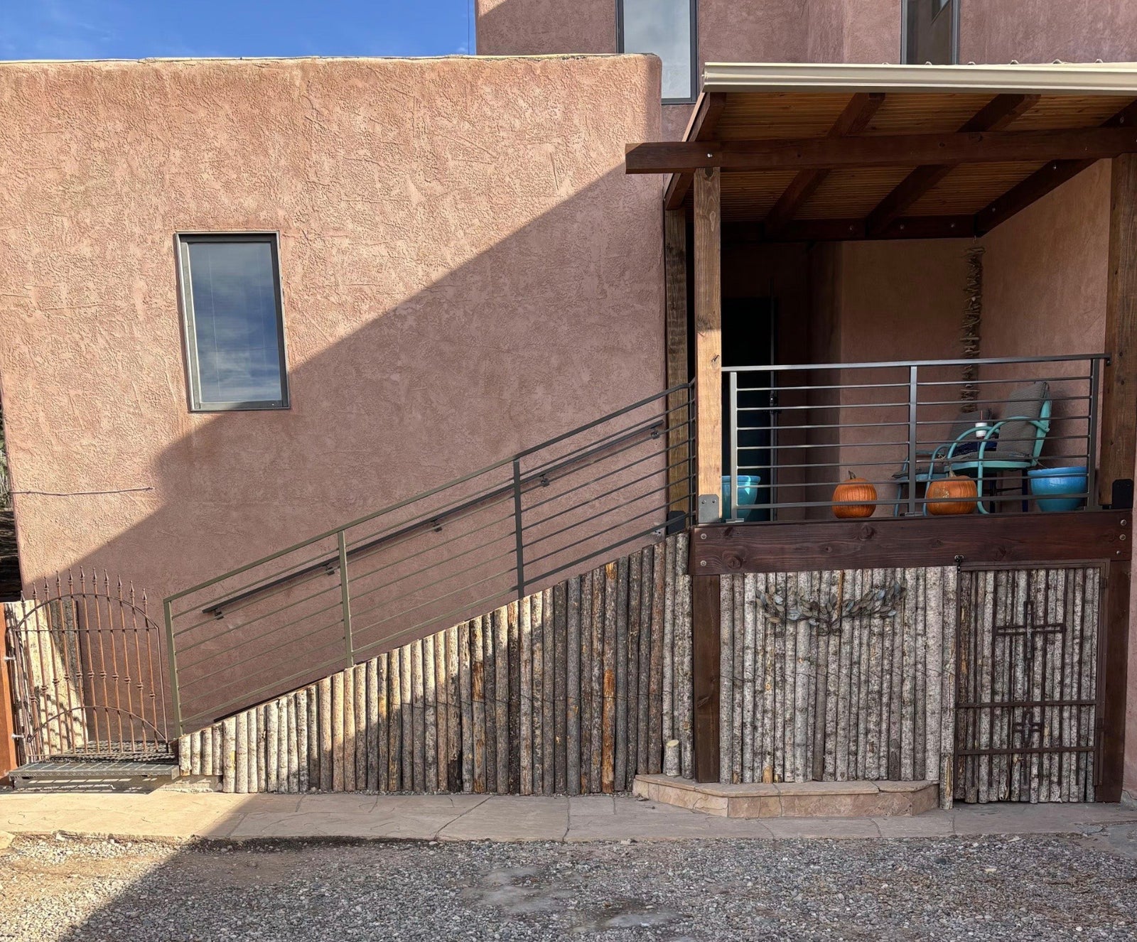 Custom Optimum Works railing installation